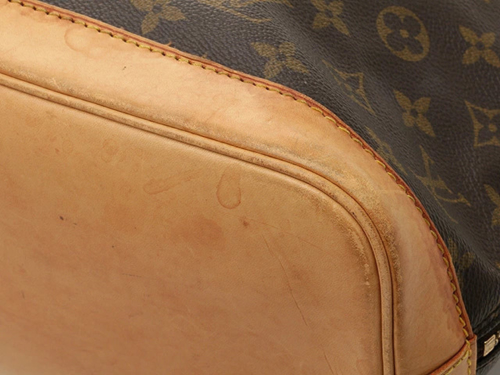 Louis Vuitton handbag Monogram bag Alma Brown
